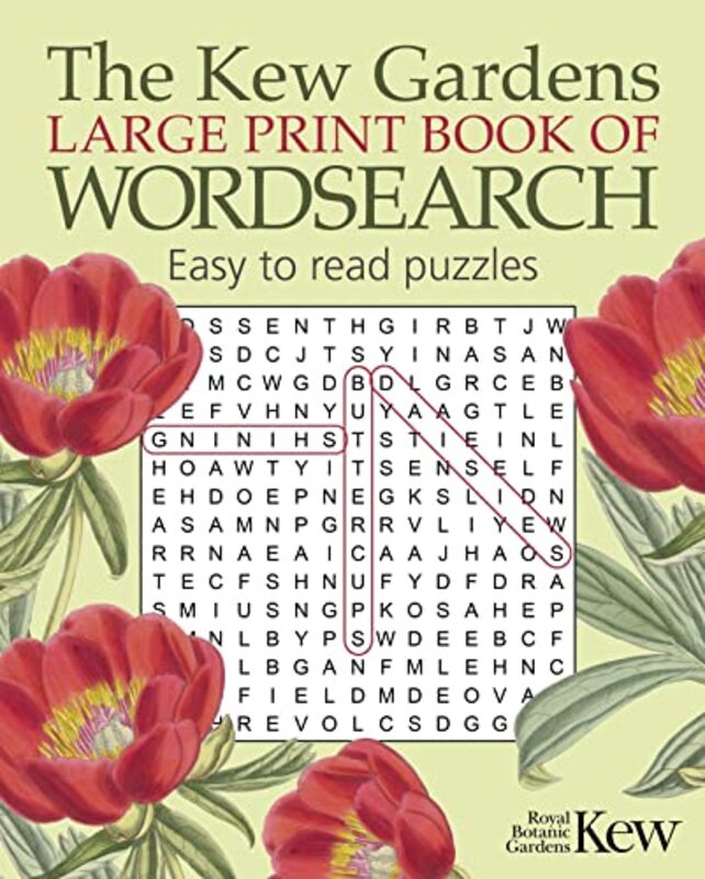 The Kew Gardens Large Print Book of Wordsearch by Saunders, Eric Paperback