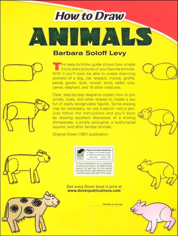 How to Draw Animals, Paperback Book, By: Barbara Soloff Levy