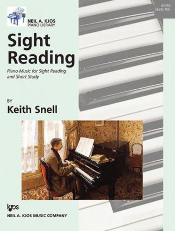 Sight Reading: Piano Music for Sight Reading and Short Study, Level 10.paperback,By :Snell, Keith