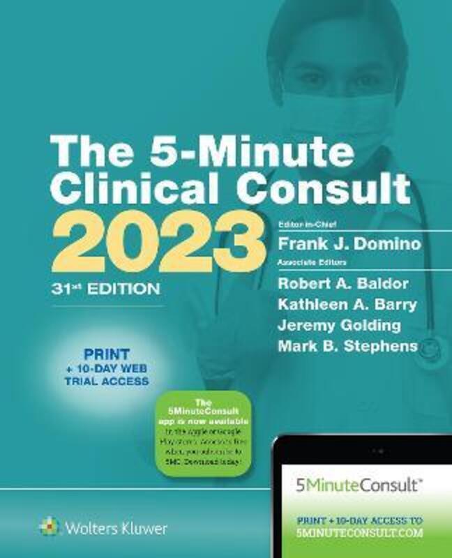 5-Minute Clinical Consult 2023.Hardcover,By :Dr. Frank J. Domino, MD