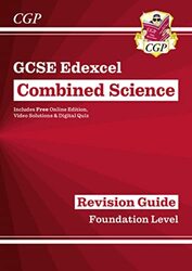 Grade 9-1 Gcse Combined Science: Edexcel Revision Guide With Online Edition - Foundation By Cgp Books Paperback