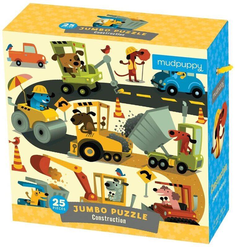 

Construction Puzzle, Hardcover Book, By: Mudpuppy