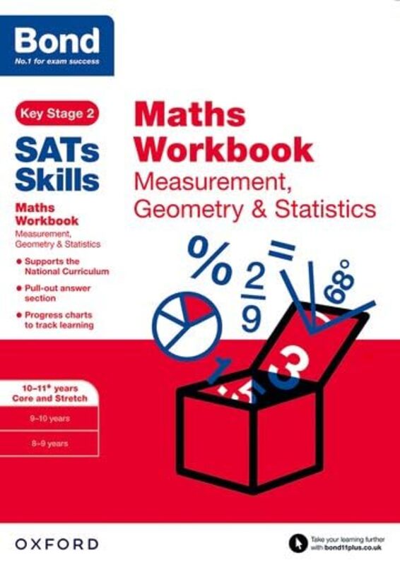 Bond SATs Skills Maths Workbook Measurement Geometry and Statistics 1011 Years by Andrew BainesBond 11+-Paperback