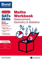 Bond SATs Skills Maths Workbook Measurement Geometry and Statistics 1011 Years by Andrew BainesBond 11+-Paperback