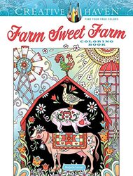 Creative Haven Farm Sweet Farm Coloring Book , Paperback by Marjorie Sarnat
