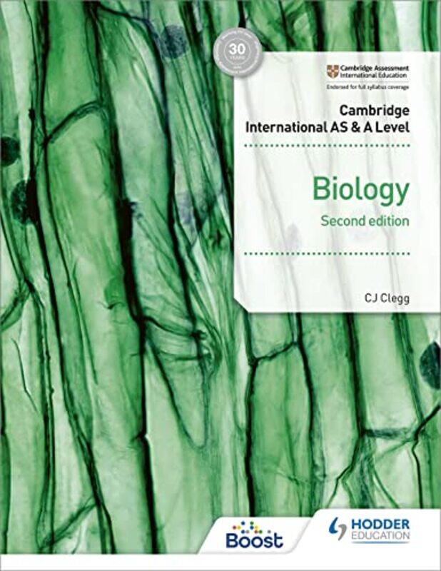 

Cambridge International AS and A Level Biology Students Book 2nd edition by C J Clegg-Paperback