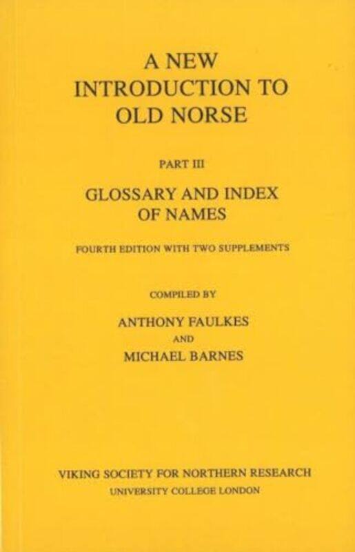 

New Introduction to Old Norse by Robert B Taylor-Paperback