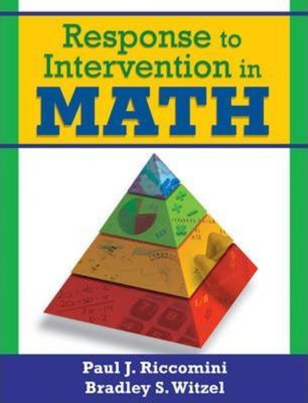 Response to Intervention in Math,Paperback,ByPaul J. Riccomini