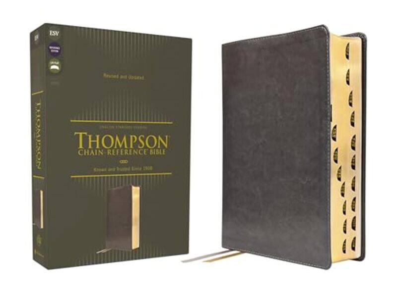 

Esv Thompson Chain Ref Bible Gray Leathe By Thompson Frank Charles - Hardcover