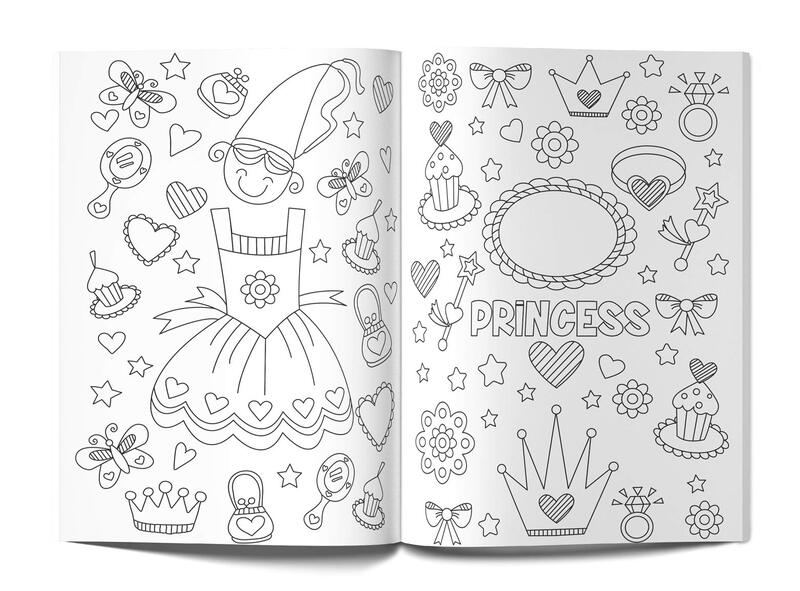 Doodle Coloring For Girls, Paperback Book, By: Wonder House Books