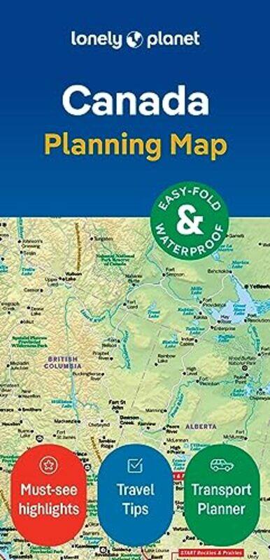 

Lonely Planet Canada Planning Map By Lonely Planet - Paperback
