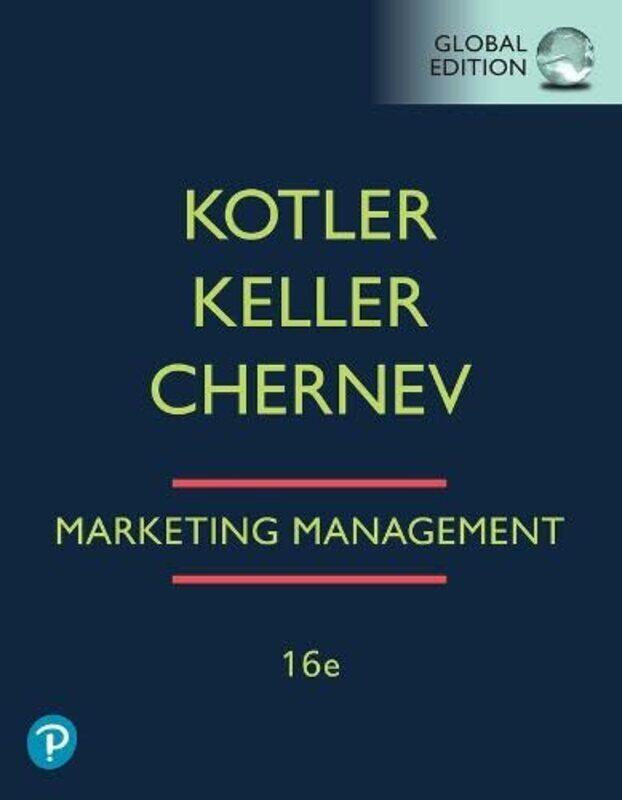 

Marketing Management, Global Edition