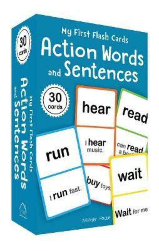 

My First Flash Cards: Action Words and Sentences (Flash Cards For Children),Paperback, By:Wonder House Books