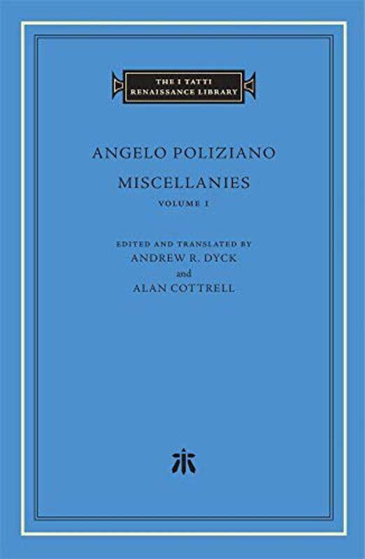

Miscellanies by Angelo Poliziano-Hardcover