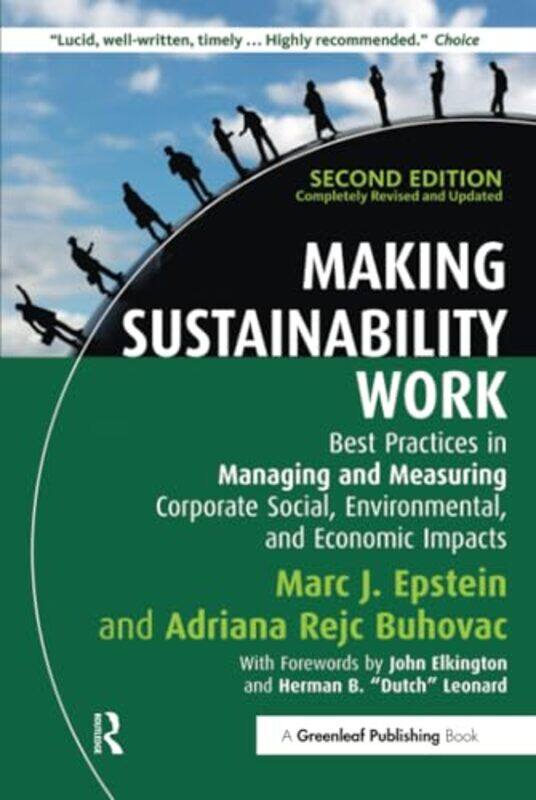 

Making Sustainability Work by Marc J EpsteinAdriana Rejc Buhovac-Hardcover