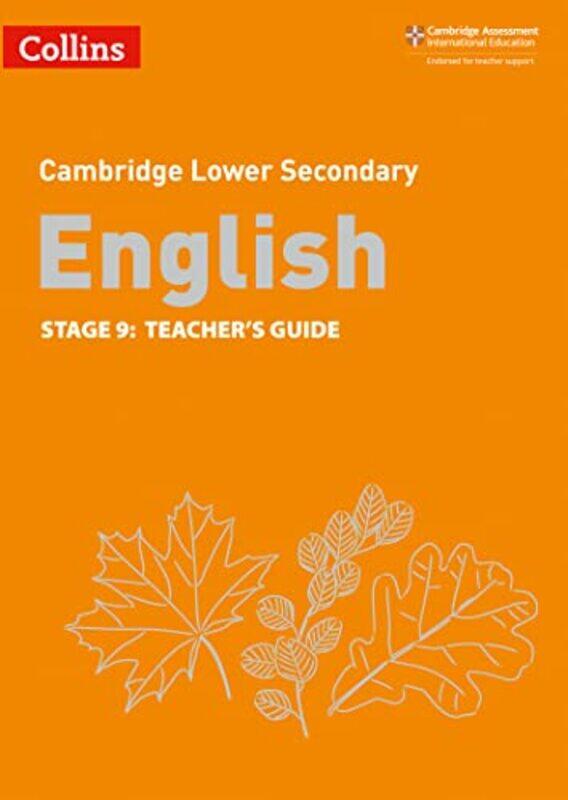 

Collins Cambridge Lower Secondary English Lower Secondary English Teachers Guide Stage 9 by Burchell, Julia - Go..Paperback