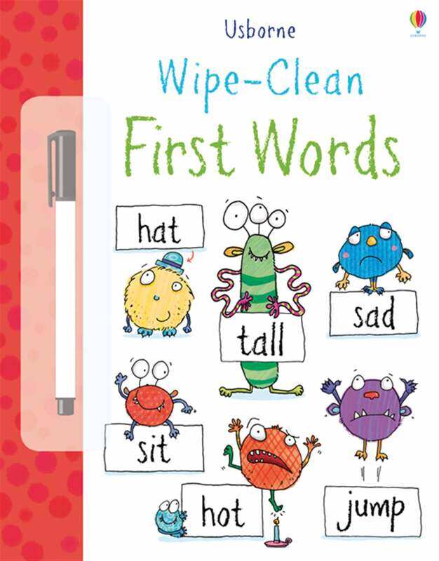 

Wipe Clean First Words (Usborne Wipe Clean Books), Paperback Book, By: Jessica Greenwell