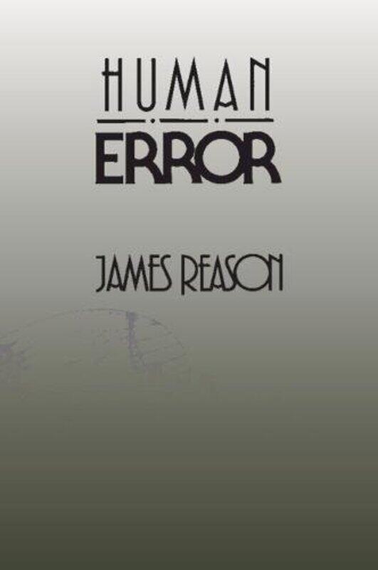 

Human Error by James University of Manchester Reason-Paperback