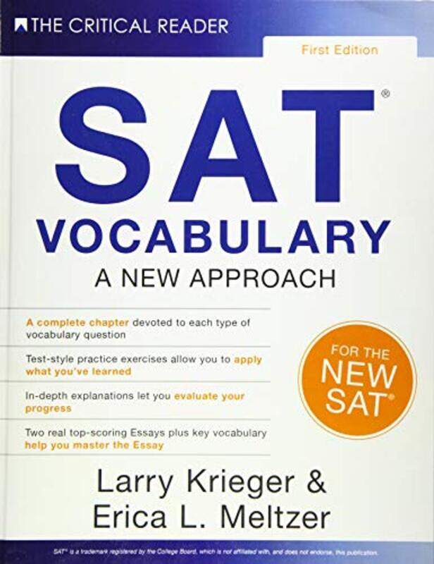 

Sat Vocabulary A New Approach by Meltzer, Erica L - Krieger, Larry - Paperback