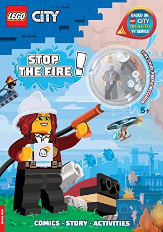 

Lego City Stop The Fire! Activity Book With Freya Mccloud Minifigure And Firefighting Robot By Buster Bookslego...Paperback