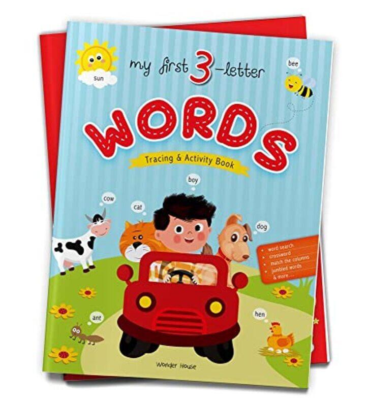 

My First 3 Letter Words : Tracing And Activity Book , Paperback by Wonder House Books