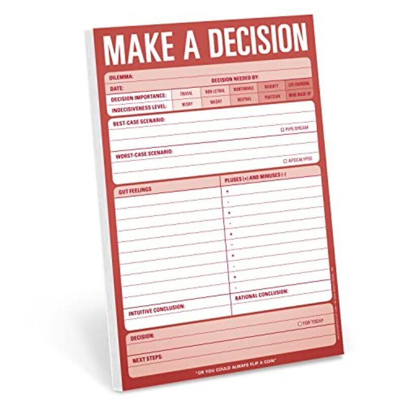 

Knock Knock Pads Make A Decision Pad By Knock Knock Books Paperback