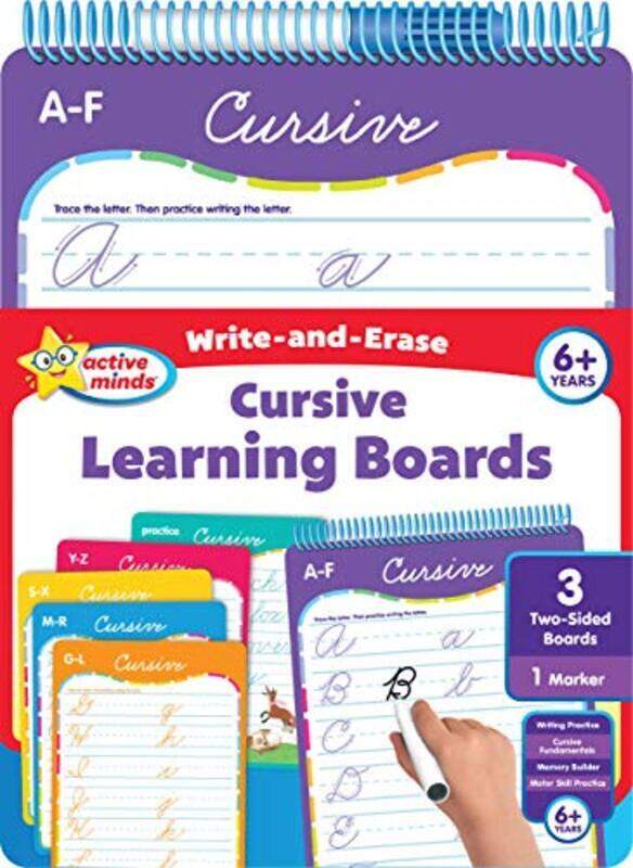 

Active Minds Writeanderase Cursive Learning Boards By Sequoia Children'S Publishing - Paperback