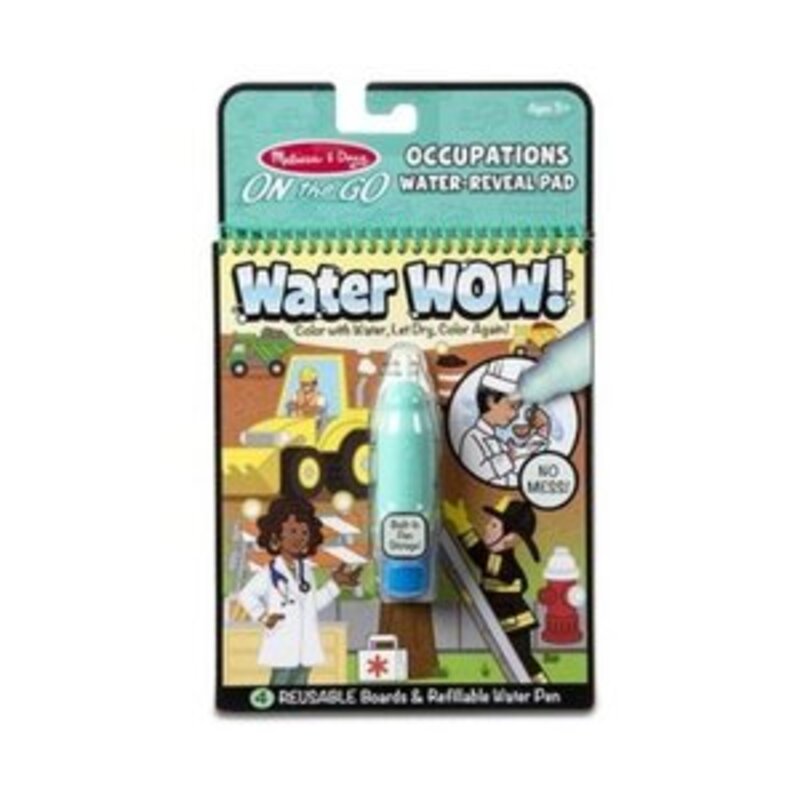 On the Go Water Wow Occupations by Melissa & Doug - Paperback