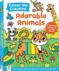 Colour Me Creative Adorable Animals by Hinkler Pty Ltd-Paperback