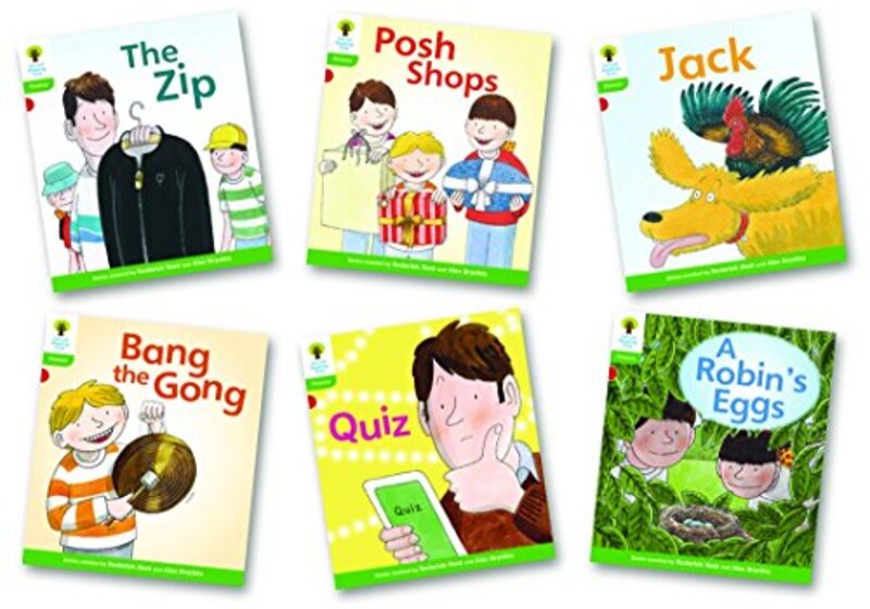 Oxford Reading Tree: Level 2: Floppy Phonics Fiction: Pack of 6 Paperback by Hunt, Roderick - Brychta, Alex - Ruttle, Kate - Hepplewhite, Debbie