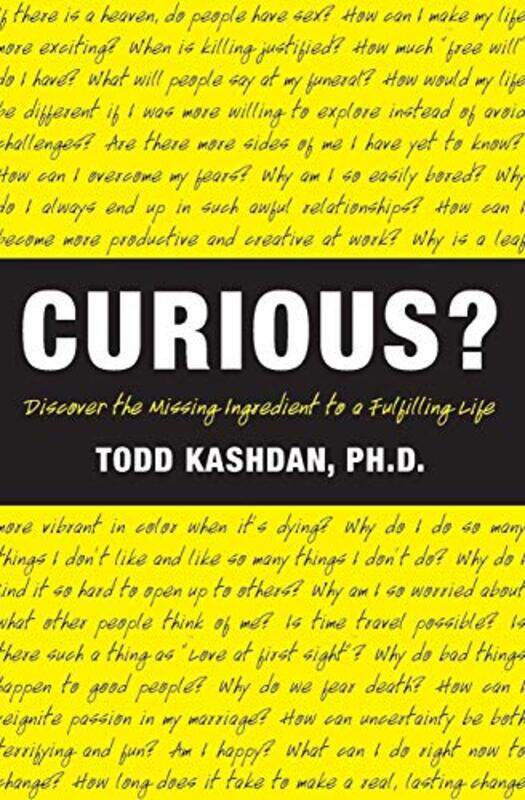 

Curious by PhD Todd Kashdan-Paperback