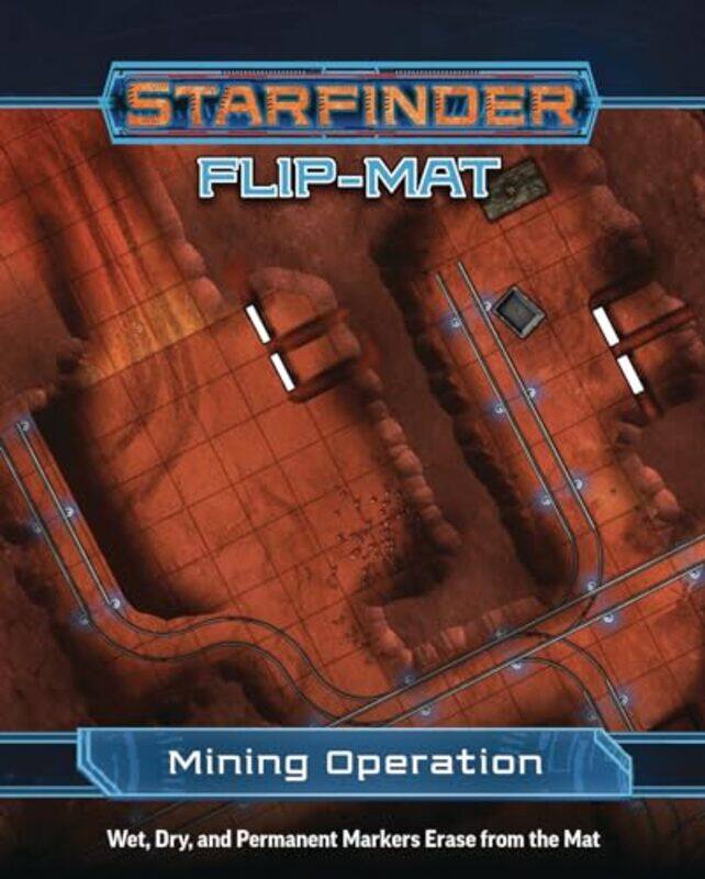 

Starfinder Flip Mat Mining Operation By Paizo - Paperback