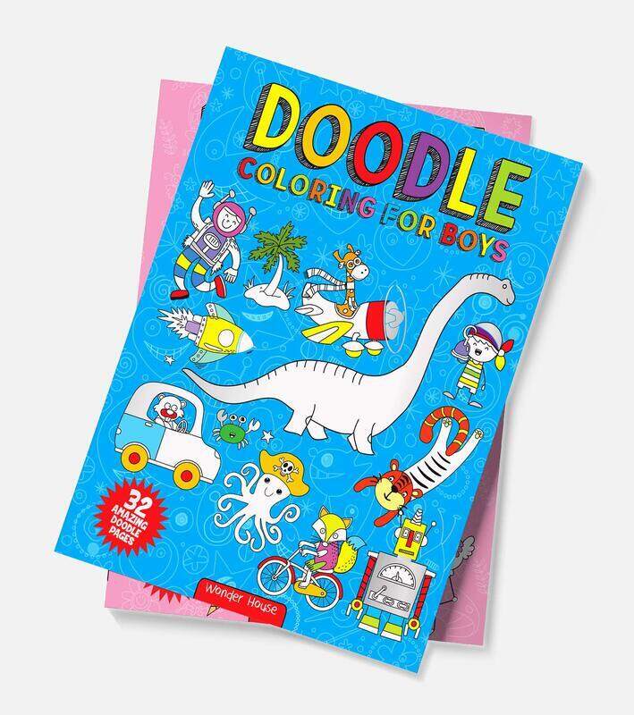 

Doodle Coloring For Boys, Paperback Book, By: Wonder House Books