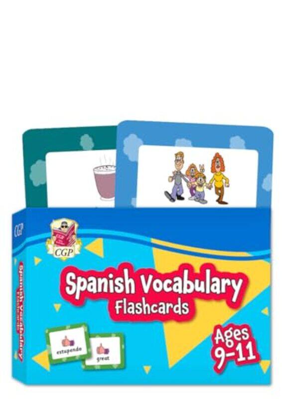 

Spanish Vocabulary Flashcards For Ages 911 With Free Online Audio by Cgp Books - Cgp Book..Hardcover