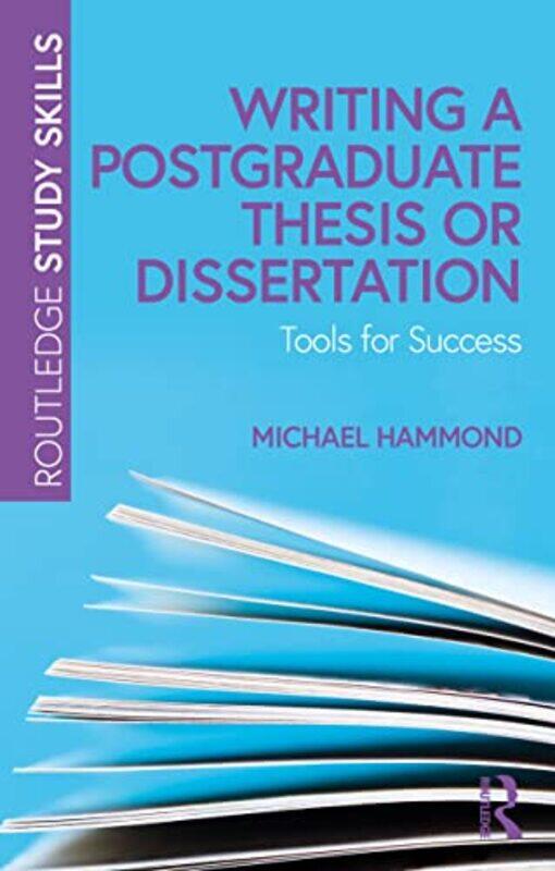 

Writing a Postgraduate Thesis or Dissertation-Paperback