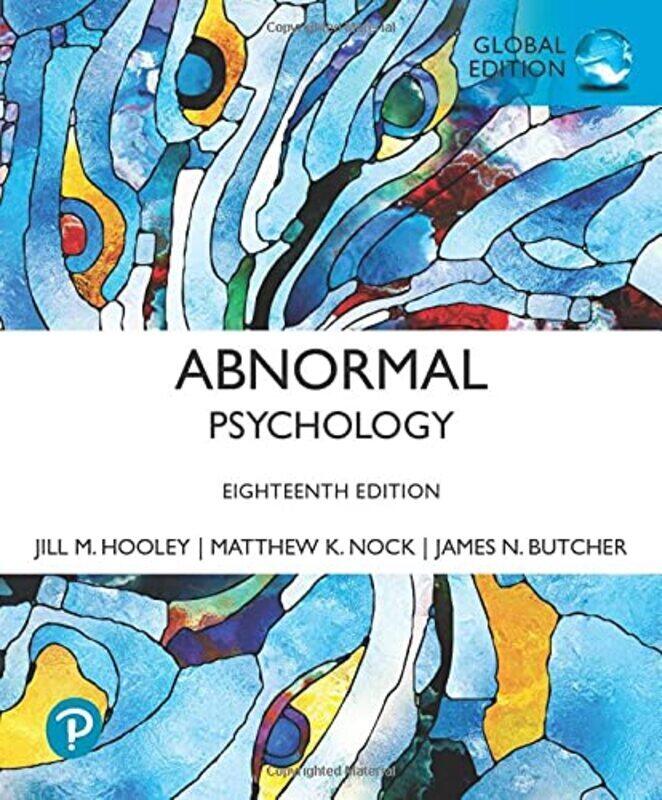 

Abnormal Psychology, Global Edition,Paperback by Jill Hooley