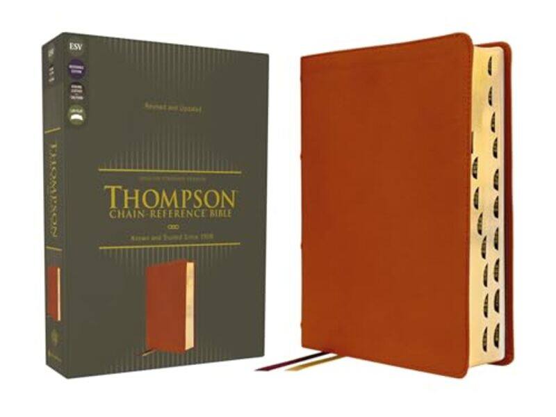 

Esv Thompson Chain Ref Bible Tan Calfski By Thompson Frank Charles - Hardcover
