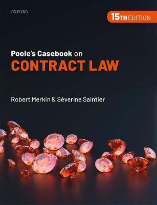 

Poole's Casebook on Contract Law, Paperback Book, By: Robert Merkin QC