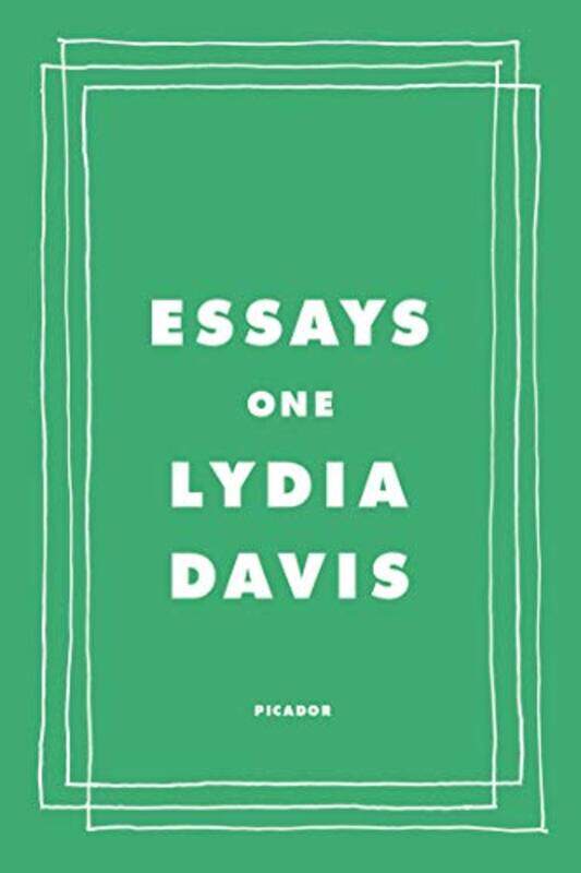 

Essays One by Lydia Davis-Paperback