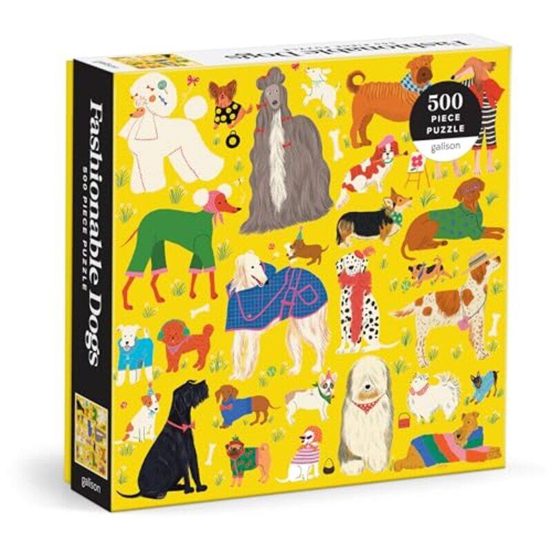 

Fashionable Dogs 500Pc Puzzle By Cempaka Ayang - Hardcover