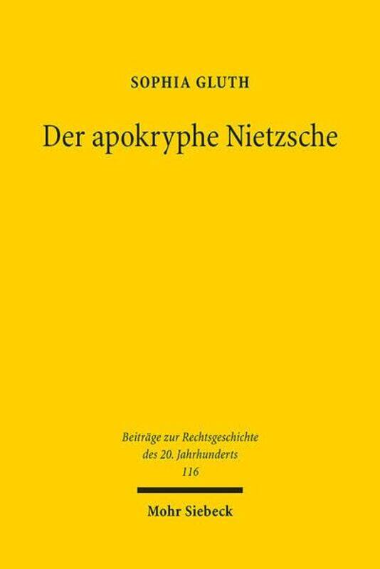 

Der apokryphe Nietzsche by Sophia Gluth-Paperback