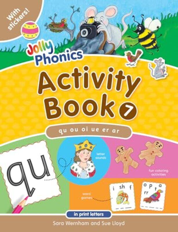 

Jolly Phonics Activity Book 7 In Print Letters American English edition by Wernham, Sara - Lloyd, Sue - Stephen, Lib Paperback