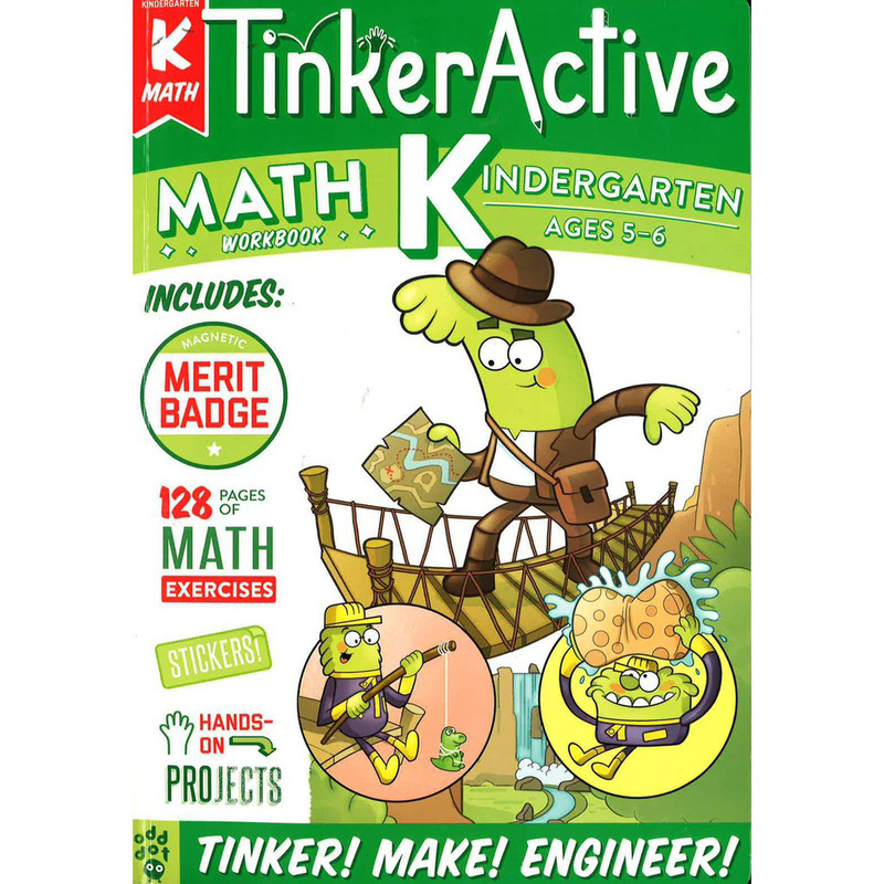 Tinkeractive Workbooks: Kindergarten Math, Paperback Book, By: Nathalie Le Du