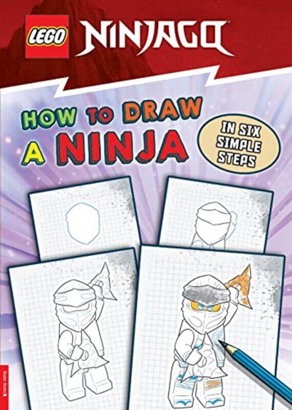 

Lego Ninjago How To Draw A Ninja In Six Simple Steps By Legobuster Books...Paperback
