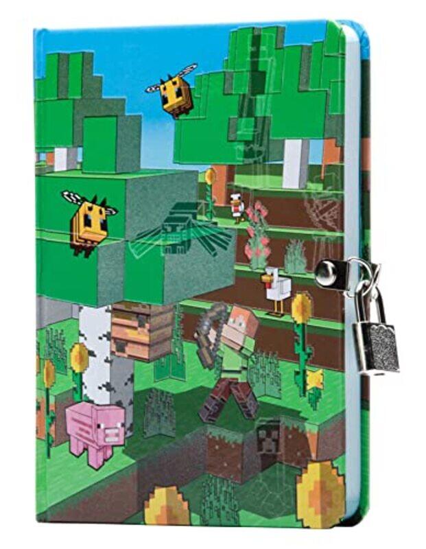 

Minecraft Mobs Glow In Dark Lock And Key By Insights - Hardcover