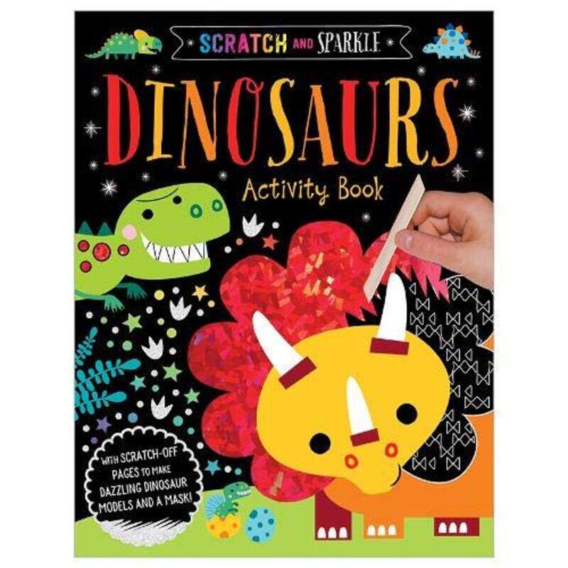 

Scratch and Sparkle Dinosaurs Activity Book -Paperback