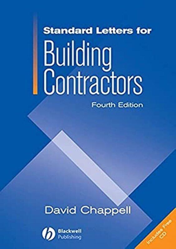 

Standard Letters For Building Contractors By David Chappell Hardcover