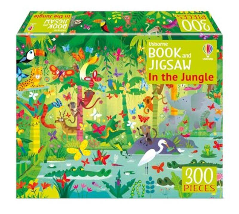 

Usborne Book and Jigsaw In the Jungle by Les Brown-Paperback