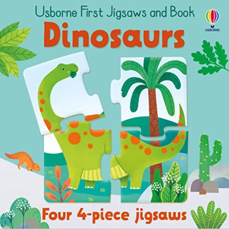 

First Jigsaw And Book Dinosaur By Matthew Oldham Paperback