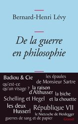 De La Guerre En Philosophie By Bernardhenri L Vy Paperback